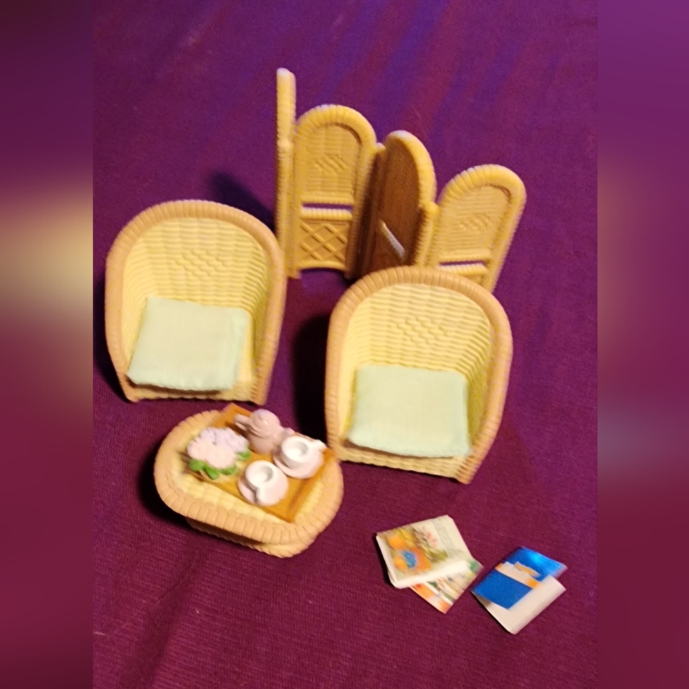 Calico Critters Doll House Furniture, Accessories